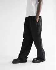 Black Straight Leg Sweatpants