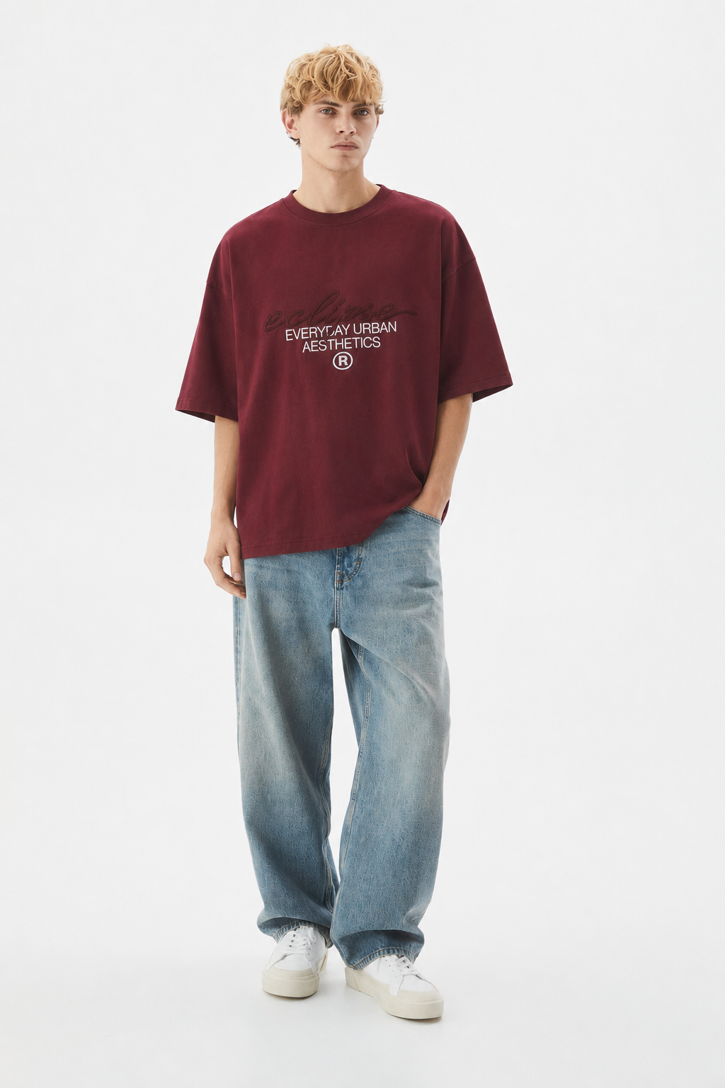 eclipse Signature Embroidered  T-Shirt