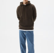 Brown Basic Oversized Hoodie