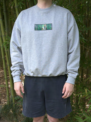 SAMURAI NEAR A TORII GATE IN A BAMBOO GROVE Crewneck