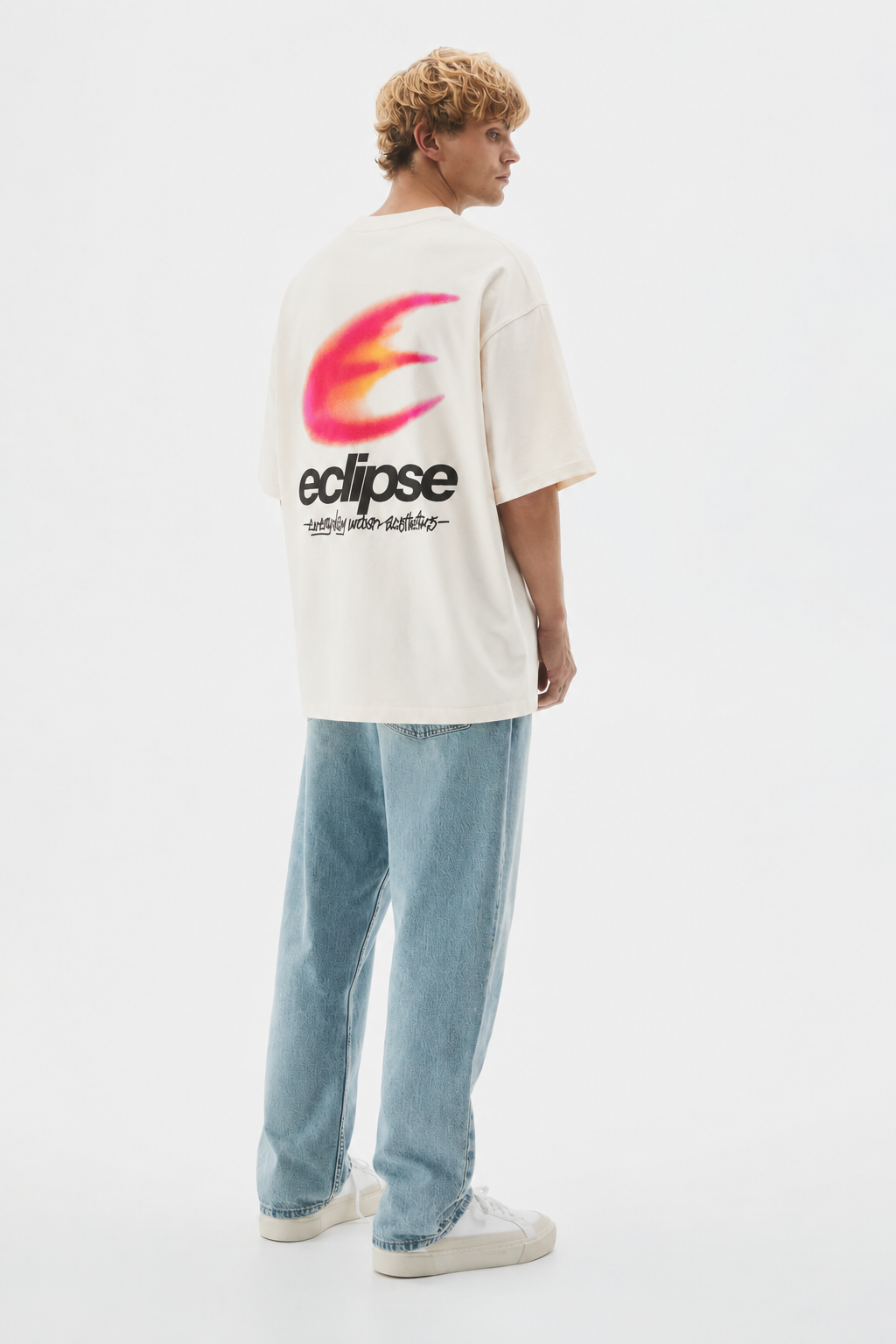 eclipse White T-Shirt