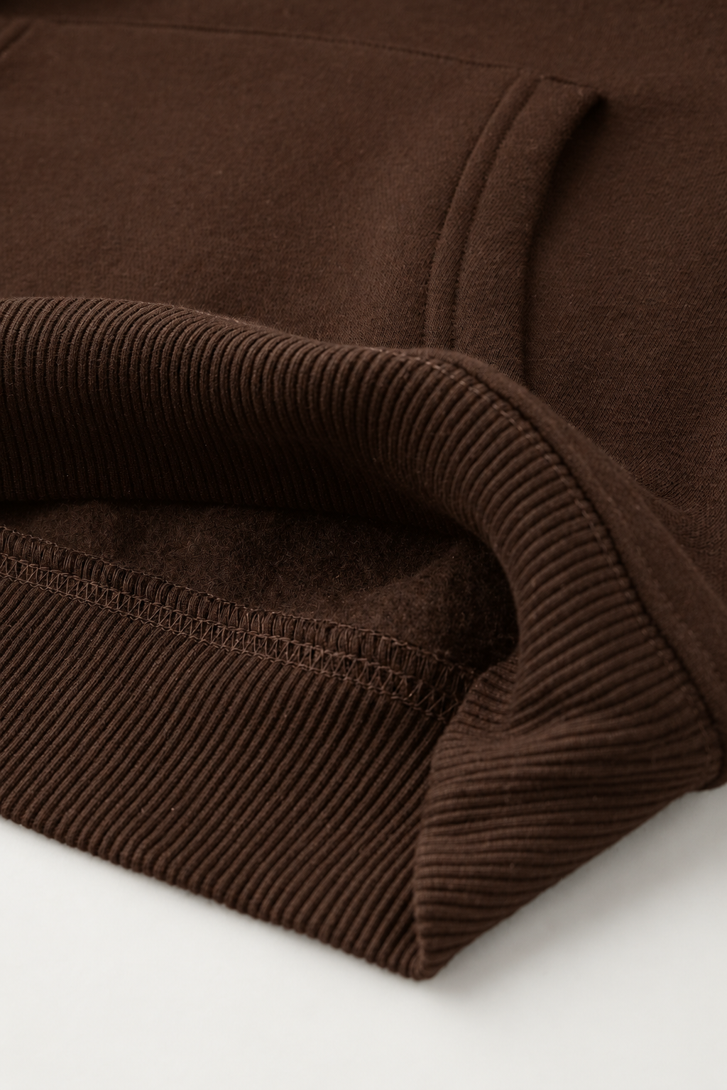 Brown Basic Oversized Hoodie