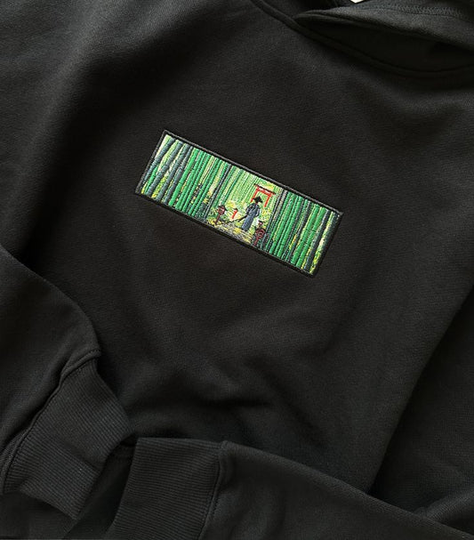 [PRE-ORDER] SAMURAI NEAR A TORII GATE IN A BAMBOO GROVE