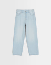Unisex Light Blue Straight Fit Jeans