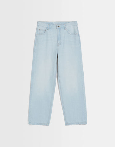 Unisex Light Blue Straight Fit Jeans