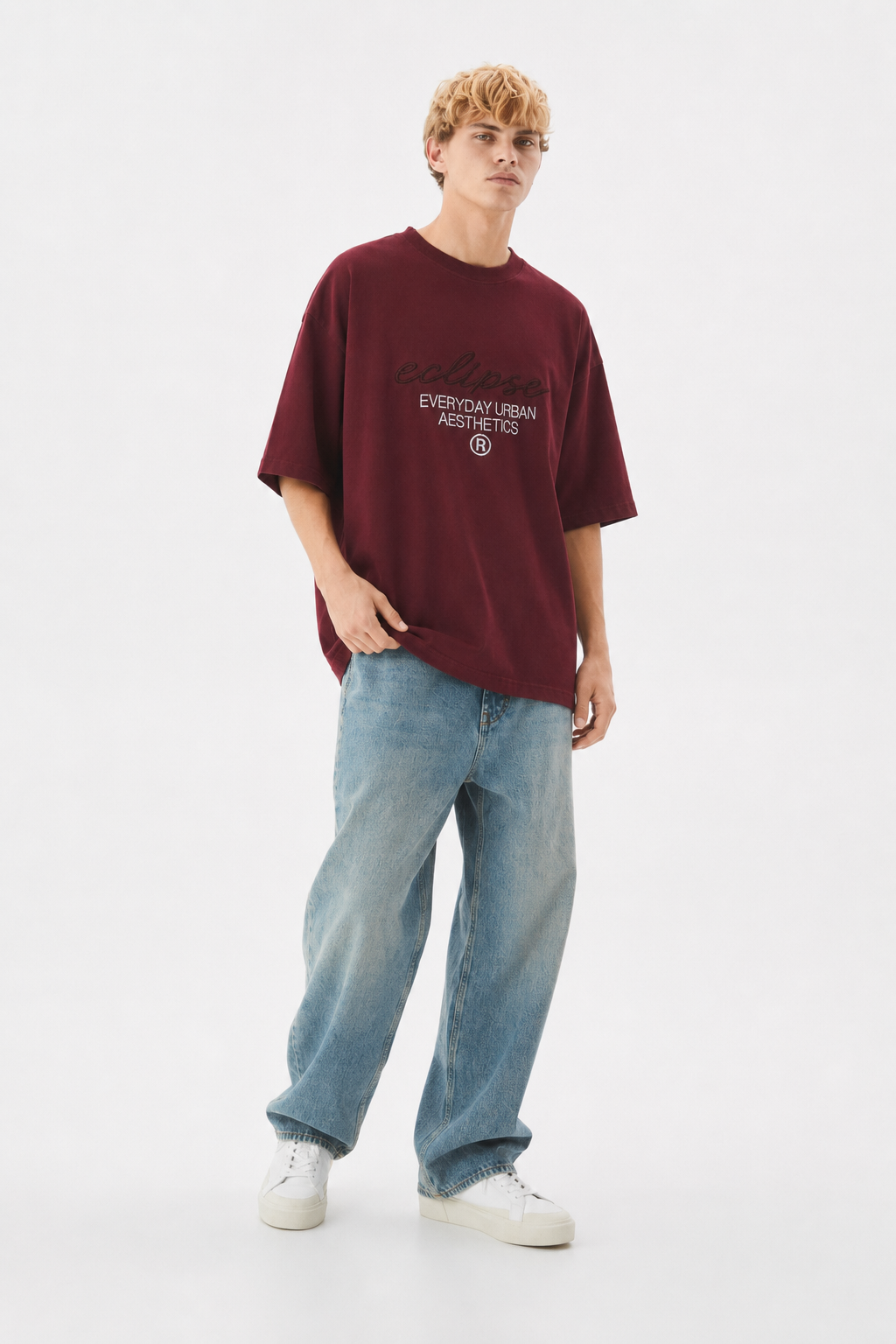 eclipse Signature Embroidered  T-Shirt