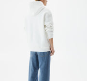 Off White Basic Oversized Hoodie
