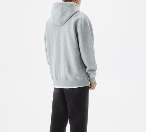 Grey Marl Basic Oversized Hoodie