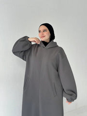 Gray Dress Hoodie