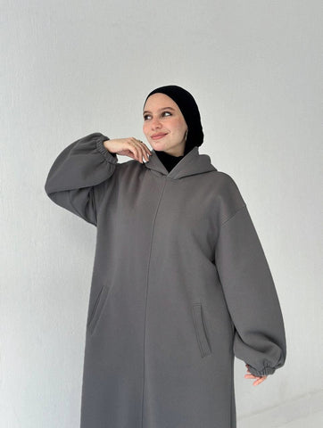 Gray Dress Hoodie
