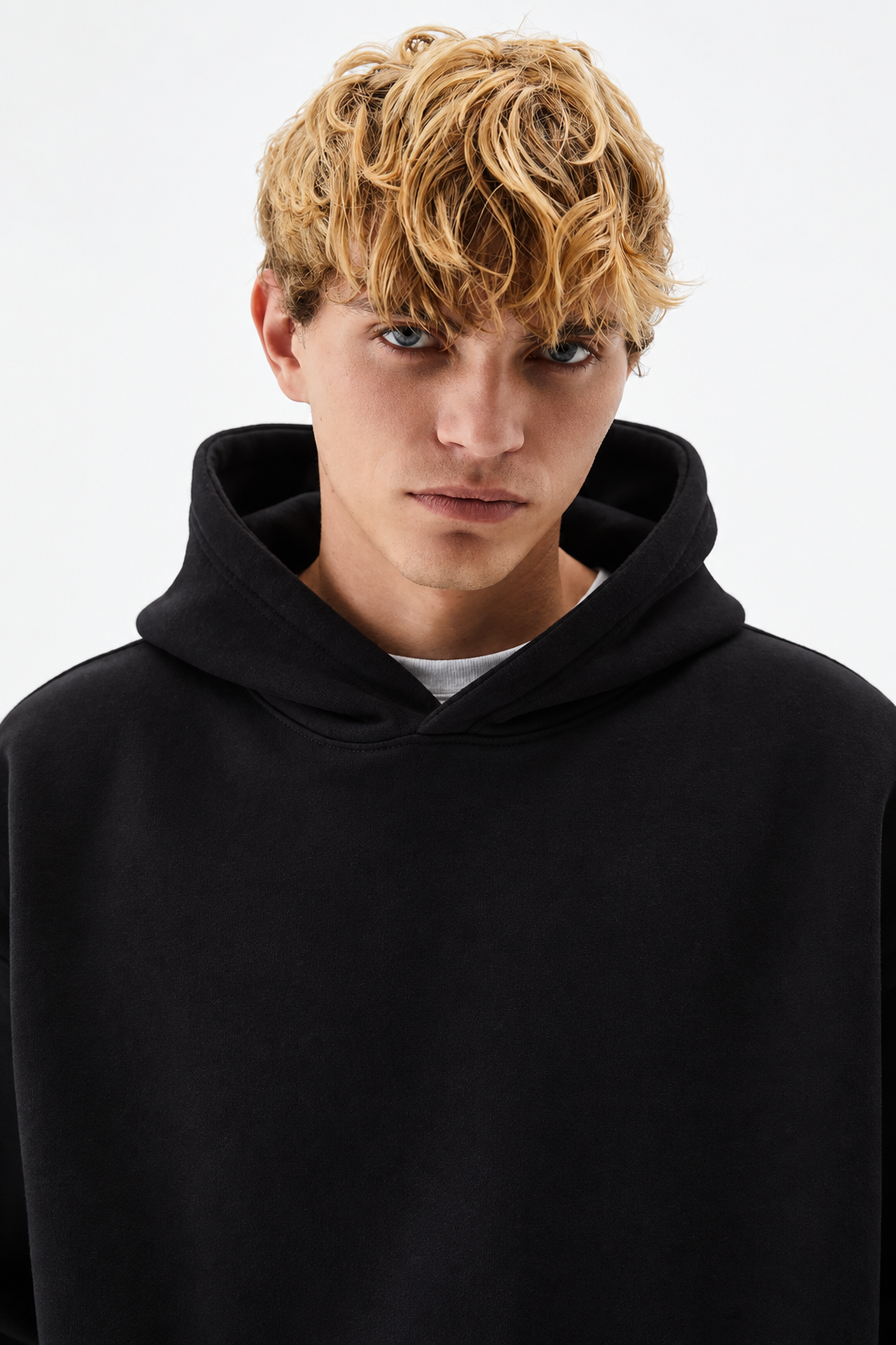 BLACK Basic Oversized Hoodie