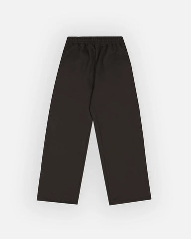 Brown Straight Leg Sweatpants