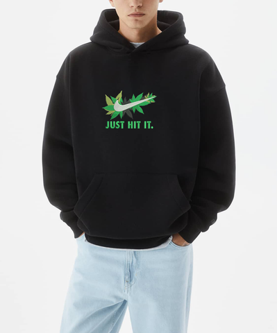 Unisex  Just Hit It Embroidered Hoodie