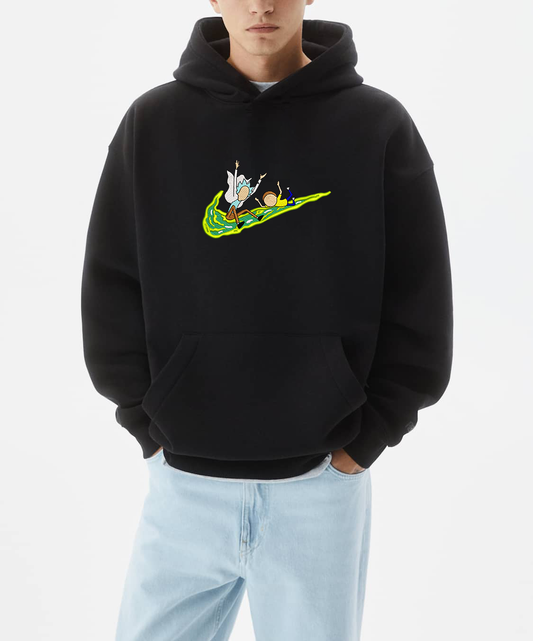 Unisex  Rick and Morty Embroidered Hoodie