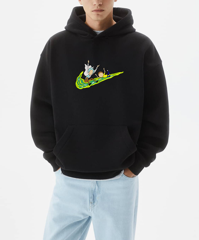 Unisex  Rick and Morty Embroidered Hoodie