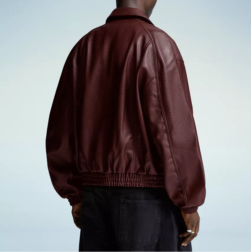 Burgundy Leather Jacket