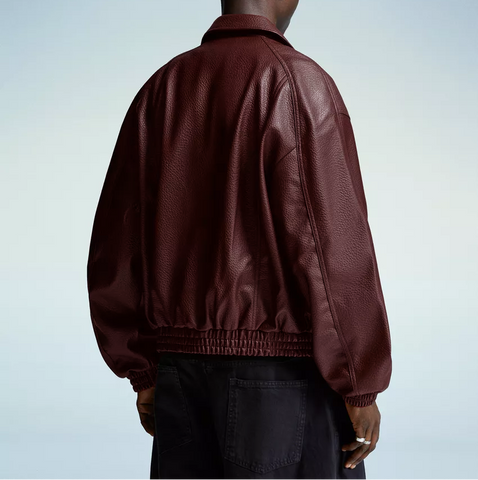 Burgundy Leather Jacket