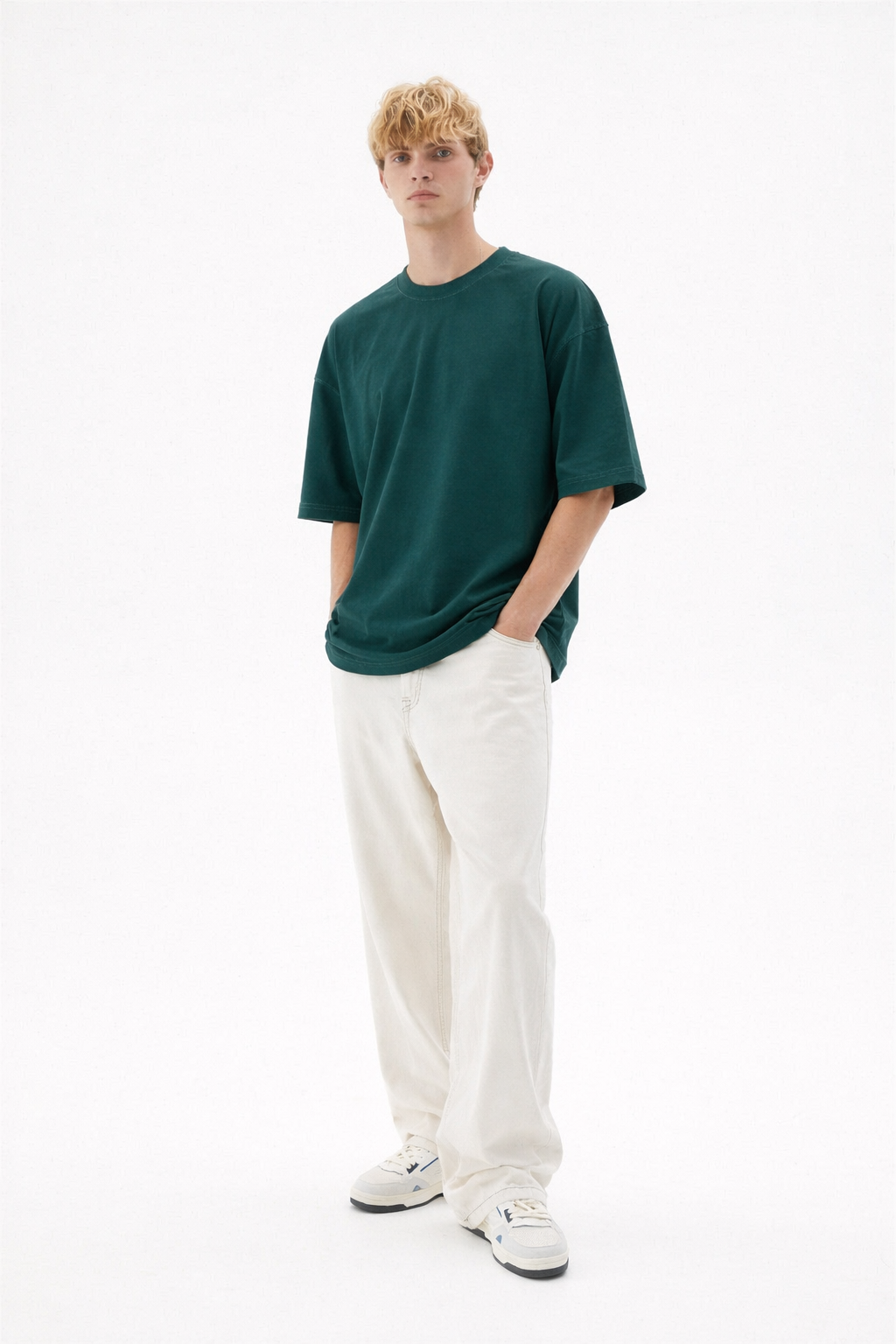 Dark Green Oversized T-Shirt