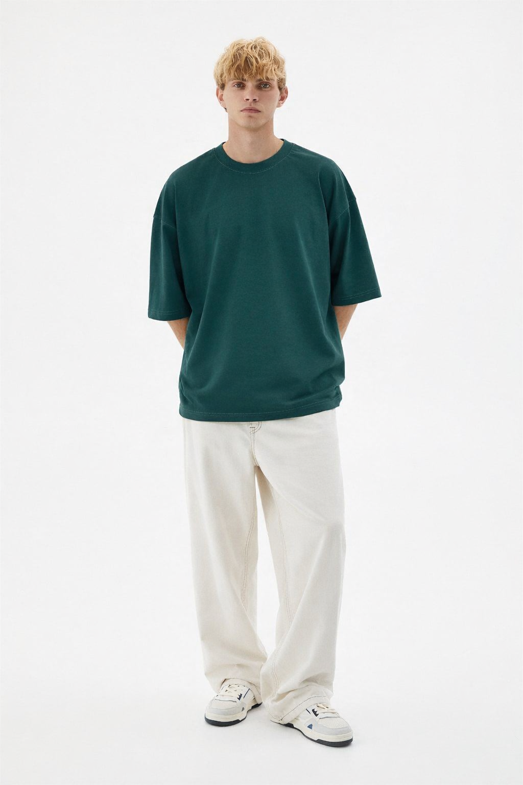 Dark Green Oversized T-Shirt
