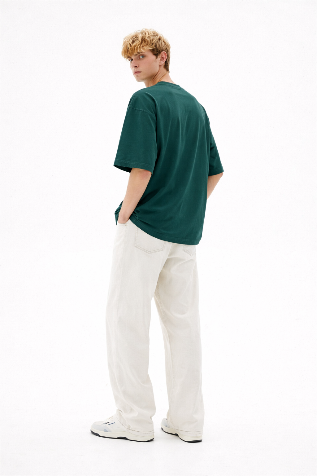 Dark Green Oversized T-Shirt