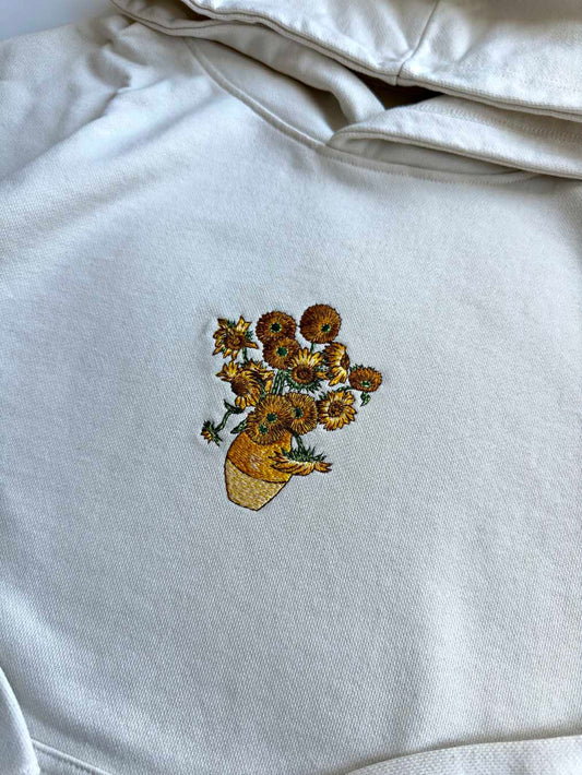 VASE WITH FIFTEEN SUNFLOWERS HOODIE