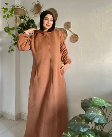 Brown Dress Hoodie