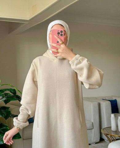 Baige Dress Hoodie