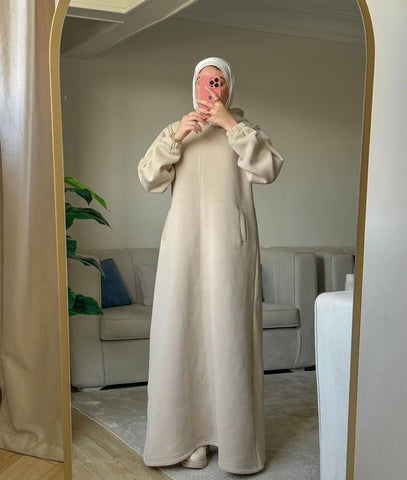 Baige Dress Hoodie