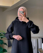 Black Dress Hoodie