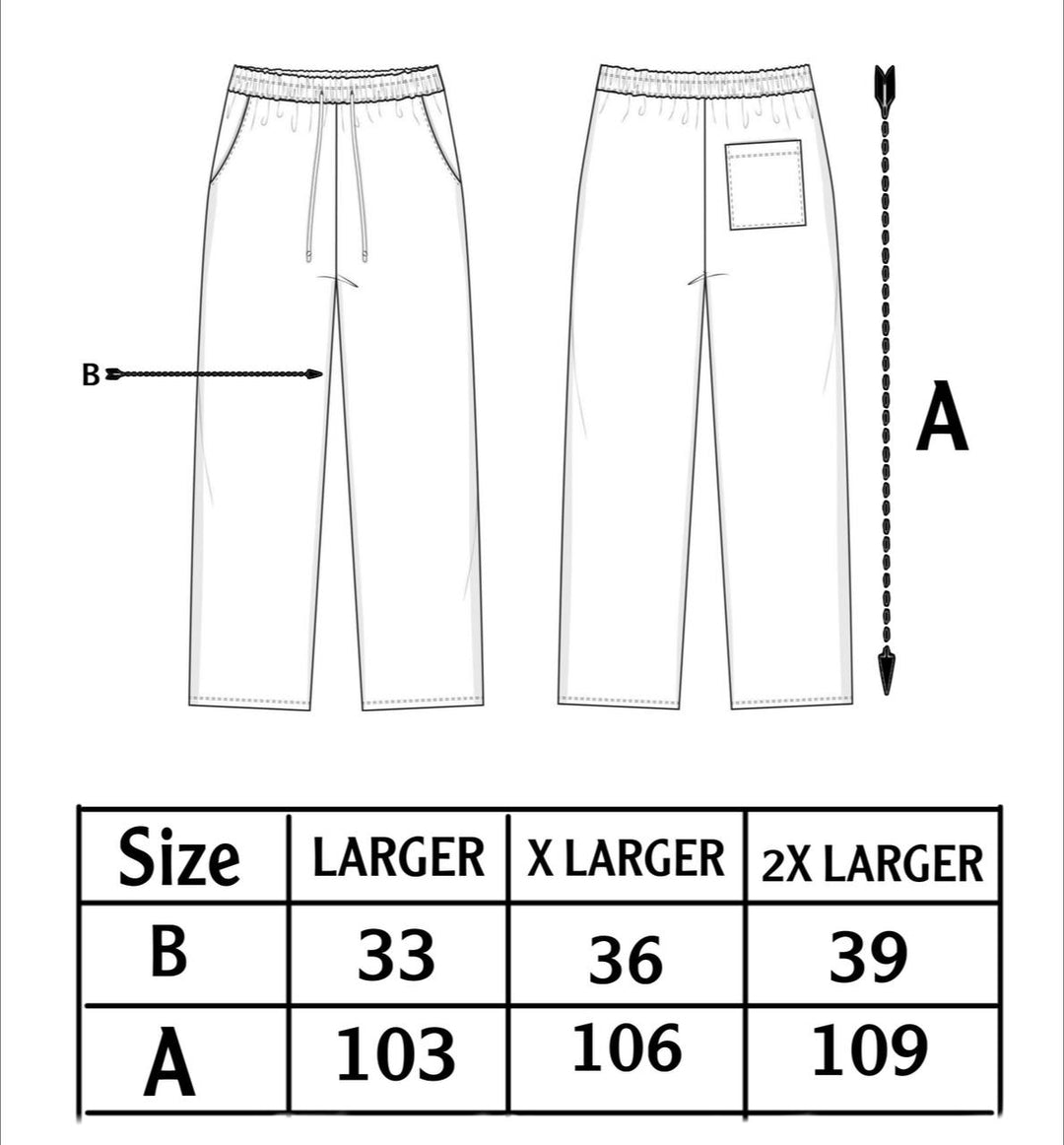 Navy Straight Leg Sweatpants