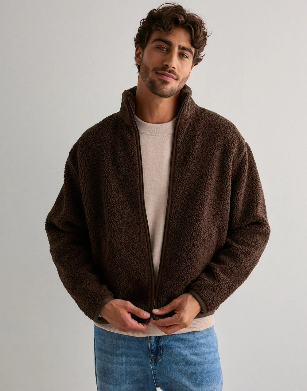 Brown Teddy Jacket