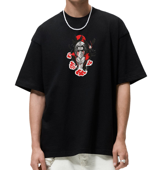 Itachi Embroidery T-Shirt