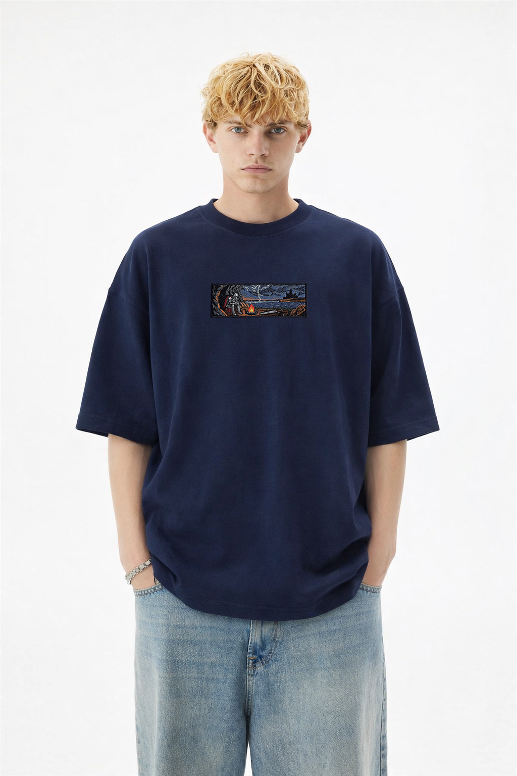 DARK FANTASY Embroidered T-Shirt