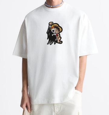 [PRE-ORDER] Monkey D. Luffy Embroidered T-Shirt