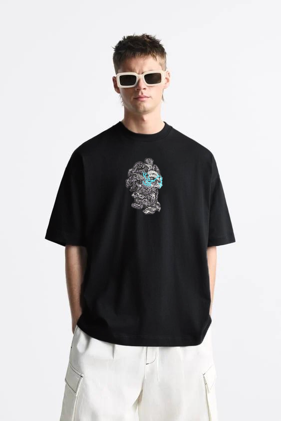 Zeus Embroidered T-Shirt – Eclipse Shop