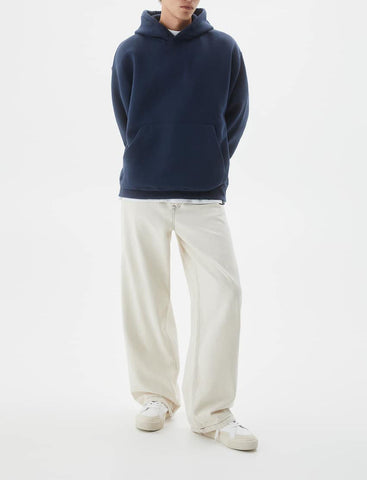 Navy Blue Basic Oversized Hoodie