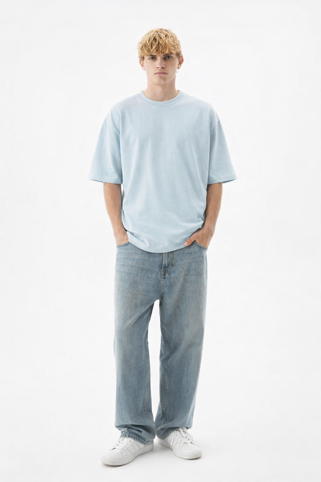 Baby Blue Oversized T-Shirt