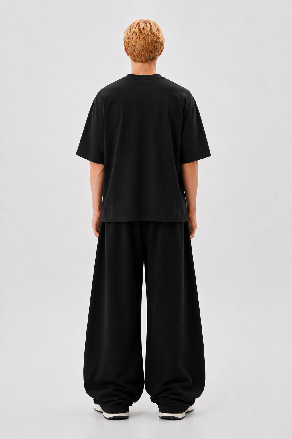 Unisex eclipse Balloon Fit Sweatpants Black