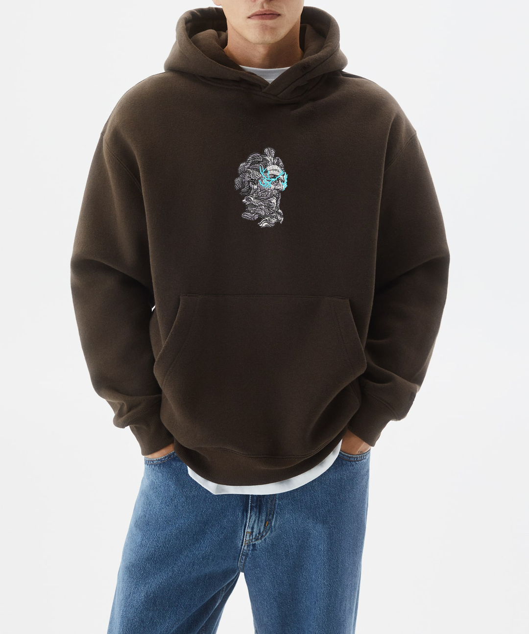 Unisex Zeus Embroidered Hoodie