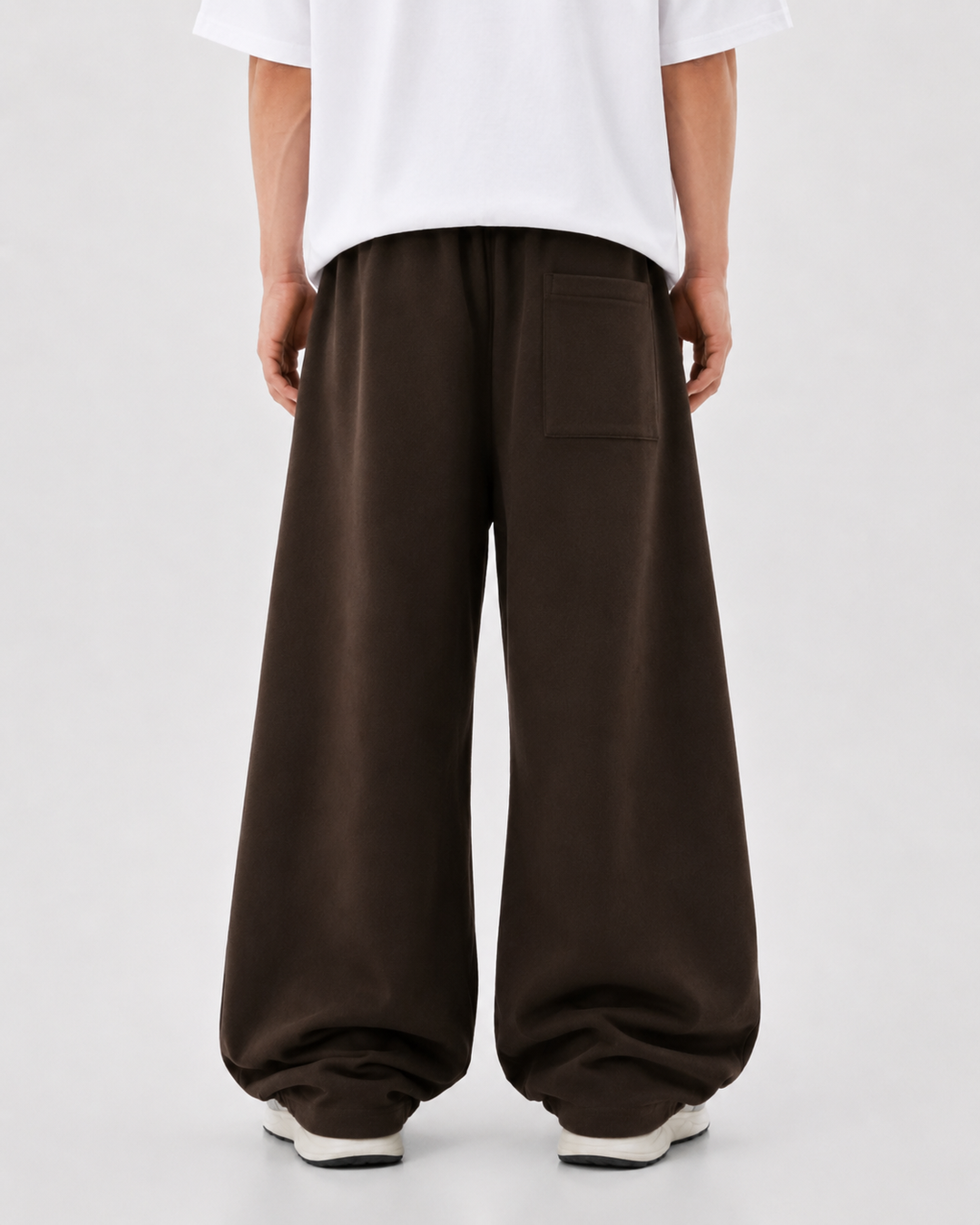Unisex eclipse Balloon Fit Sweatpants Brown