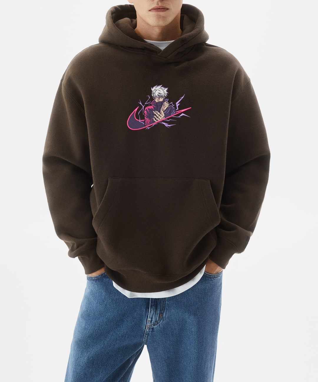 Unisex  Gojo Satoru Embroidered Hoodie