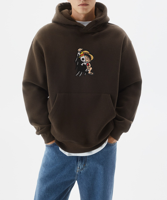 Unisex  Monkey D. Luffy Embroidered Hoodie