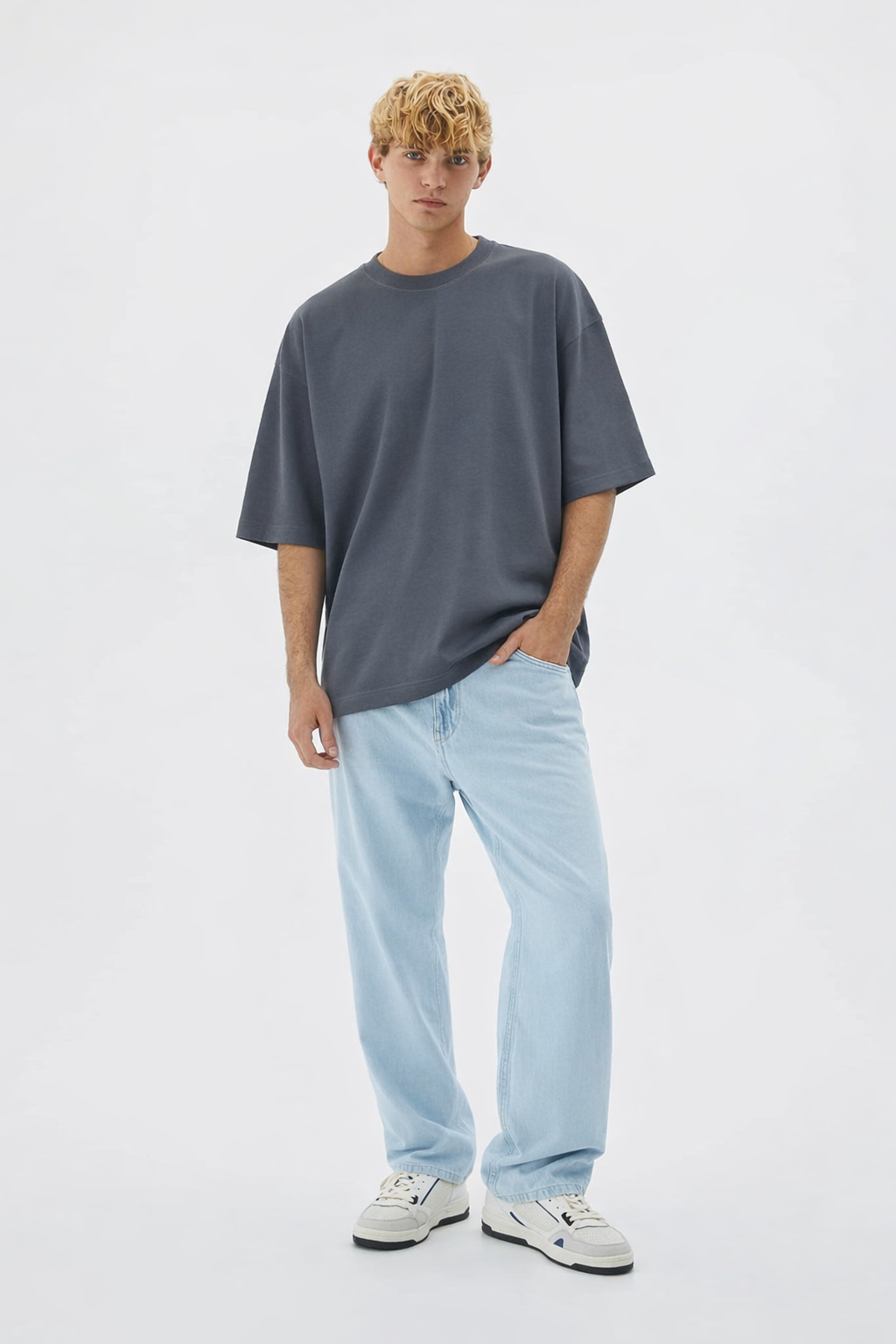 Gray Oversized T-Shirt