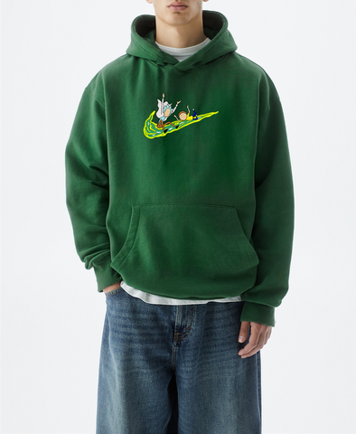 Unisex  Rick and Morty Embroidered Hoodie