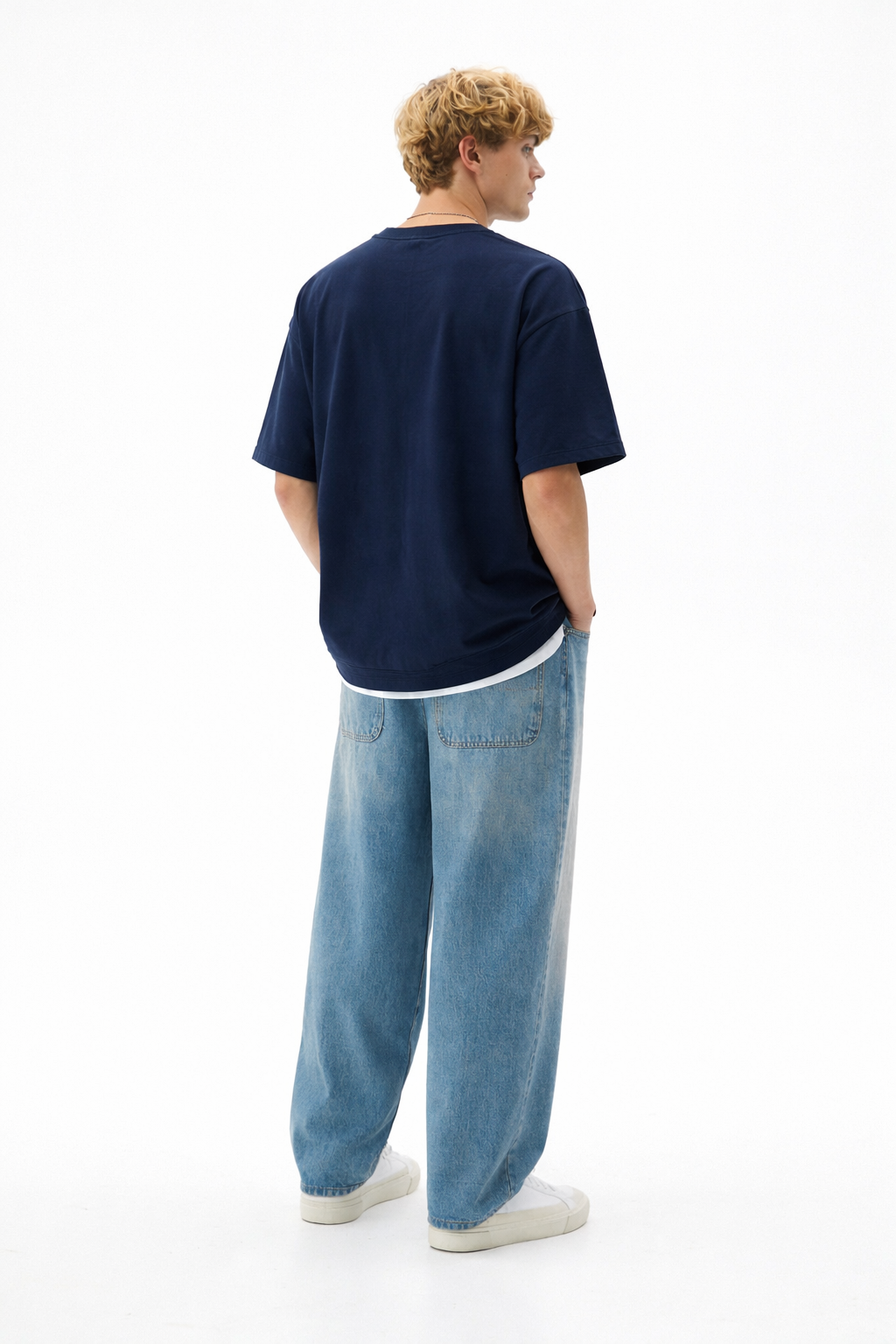 Navy Oversized T-Shirt