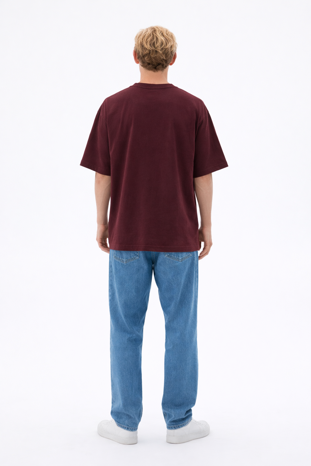 Burgundy Oversized T-Shirt