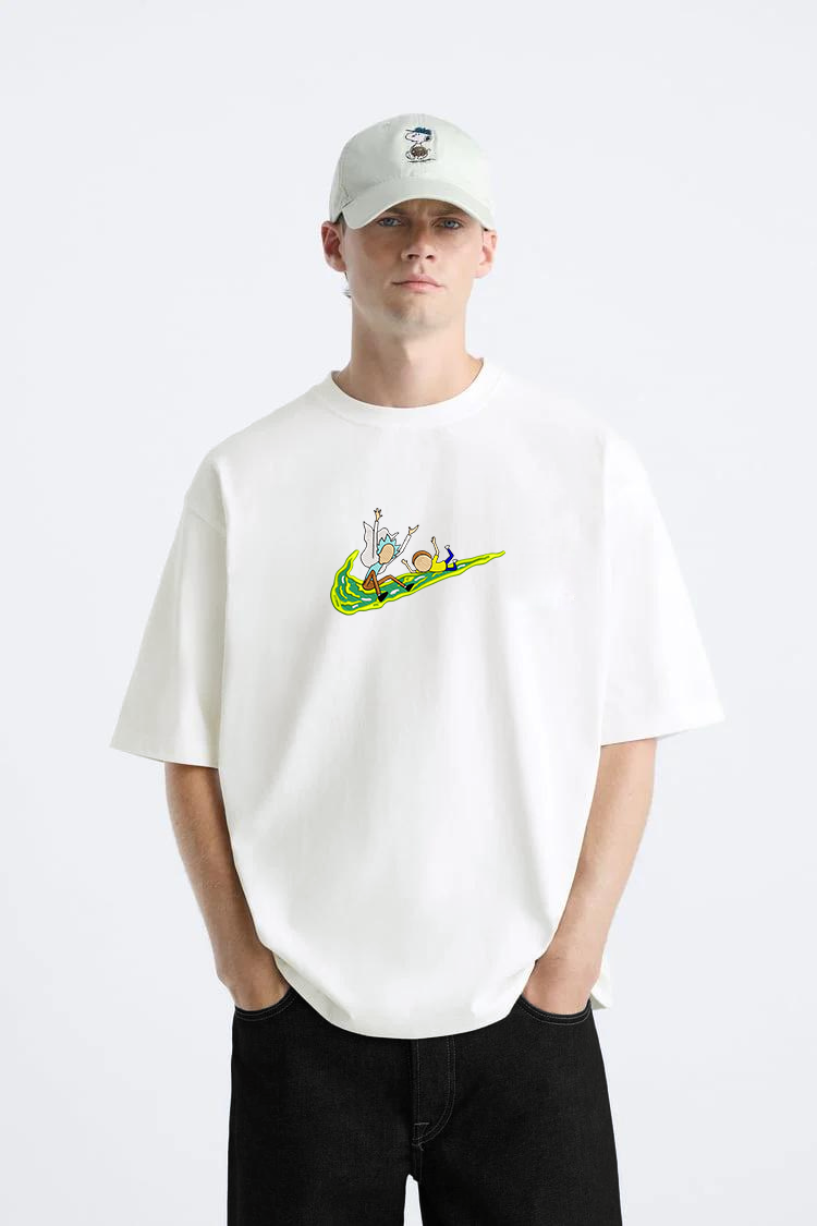 Rick and Morty Embroidered T-Shirt