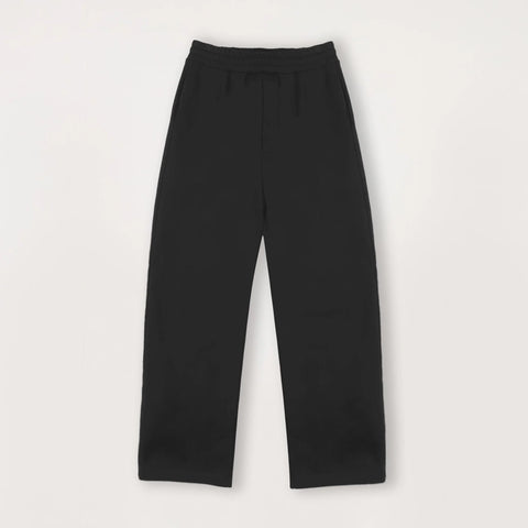 Black Straight Leg Sweatpants