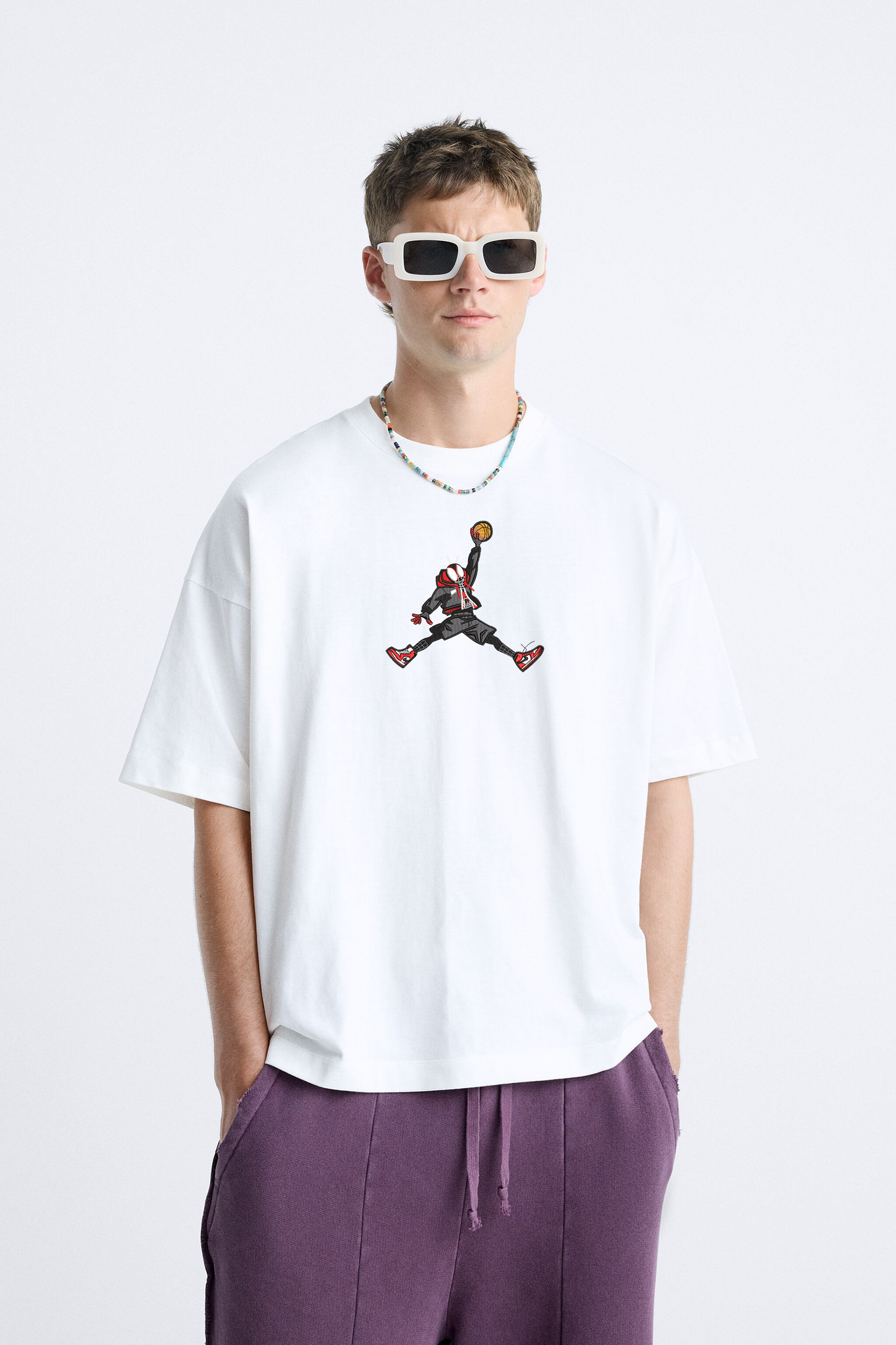 Spider Man Embroidered T-Shirt