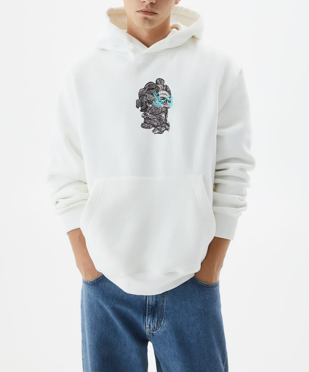 Unisex Zeus Embroidered Hoodie